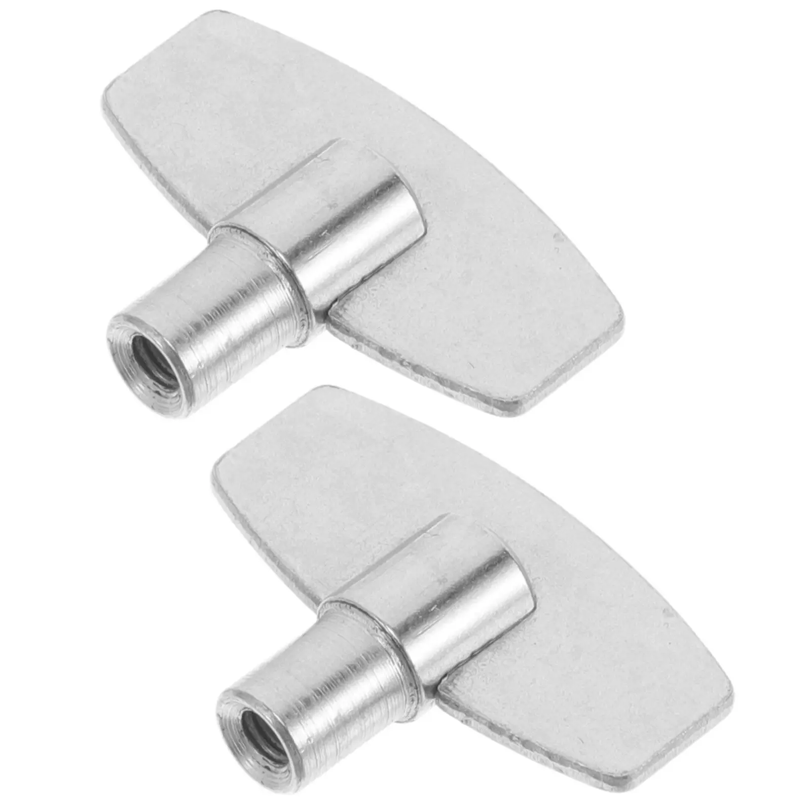 2Pcs Mechanical Clock Wind-Up Keys Universal Silver Alarm Clock tools for Chain Winding Repair Keys