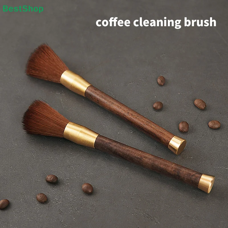 ★ Kaffeemühlen-Reinigungsbürste mit Holzgriff, Kaffeemaschinen-Reinigungsbürste, Reinigungswerkzeug für Barista, Zuhause, Küche, Kaffeegeschirr