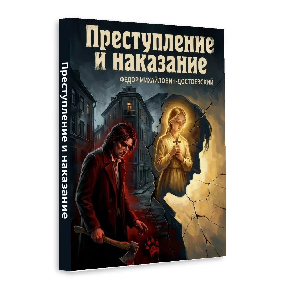 Crimen y castigo (Edición en idioma ruso) — Fyodor Dostoevsky |   Novela clásica rusa sin abreviaciones en cirílico