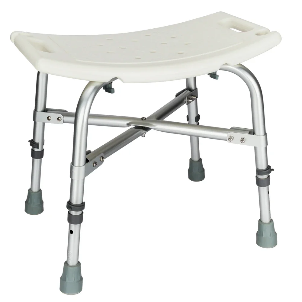 

Medical Bathroom Safety Shower Tub Heavy Duty Aluminium Alloy Bath Chair Bench White