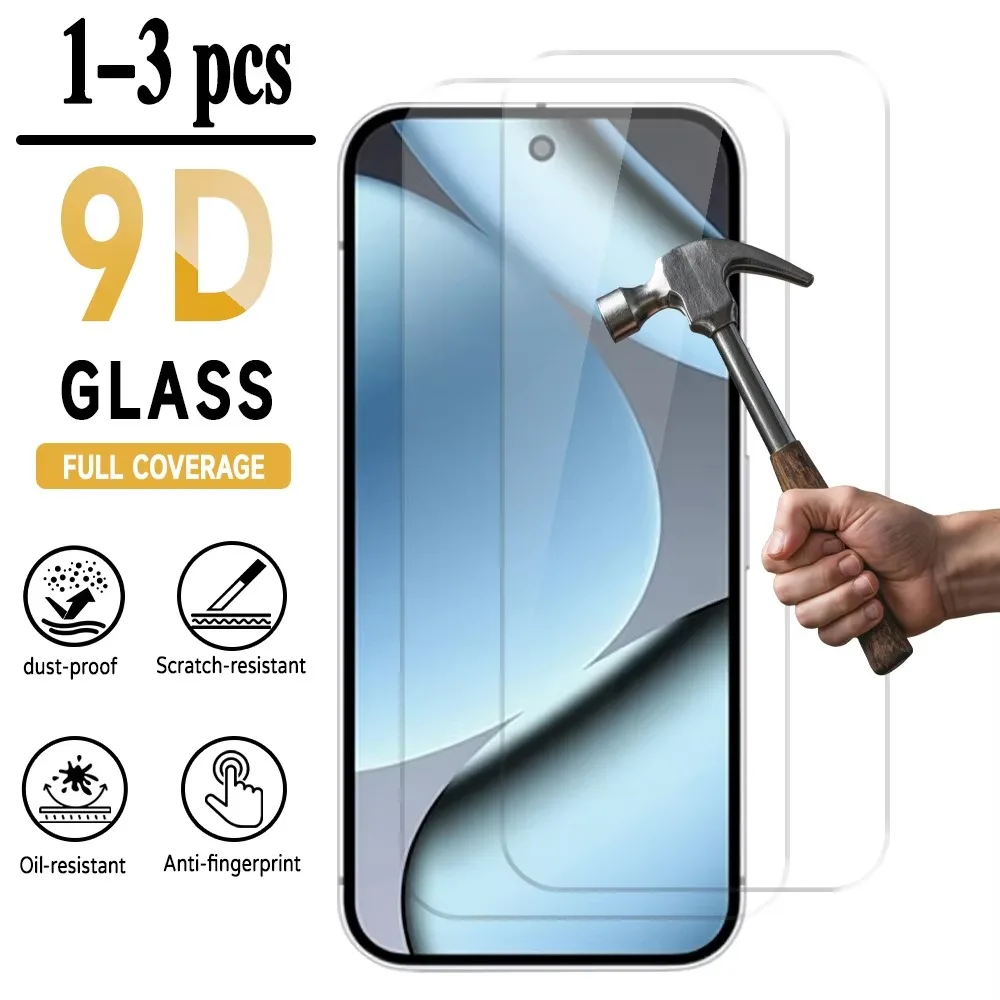 1-3 PCS HD Tempered Glass For Xiaomi Redmi NOTE 15 14 13 12 11 10 K70 K40 Turbo 4 Pro 15C 14C 13C 12C 10C Phone Screen Protector
