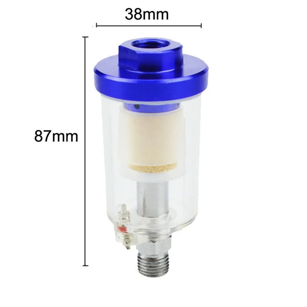 Водяной масляный сепаратор 1/4 дюйма, встроенный для компрессора, краскопульт, воздушный шланг, фильтр, Влагоотводящая ловушка для автомобилей/мотоциклов