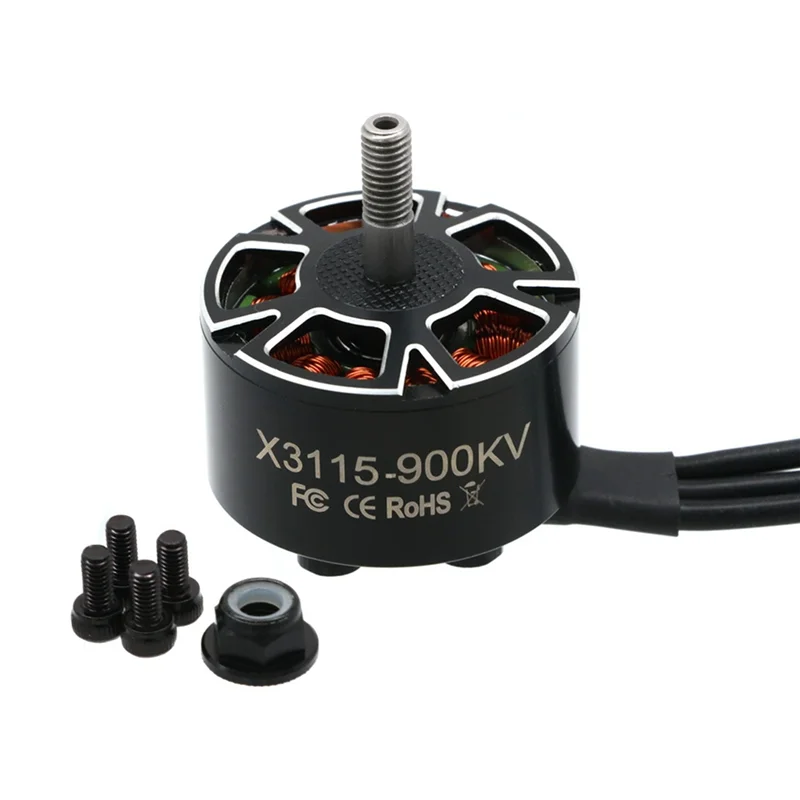Y19A 4 PCS X3115 Motor Brushless 900KV 6S Drone Motor Para FPV RC Multirotor Racing Drone Acessórios DIY