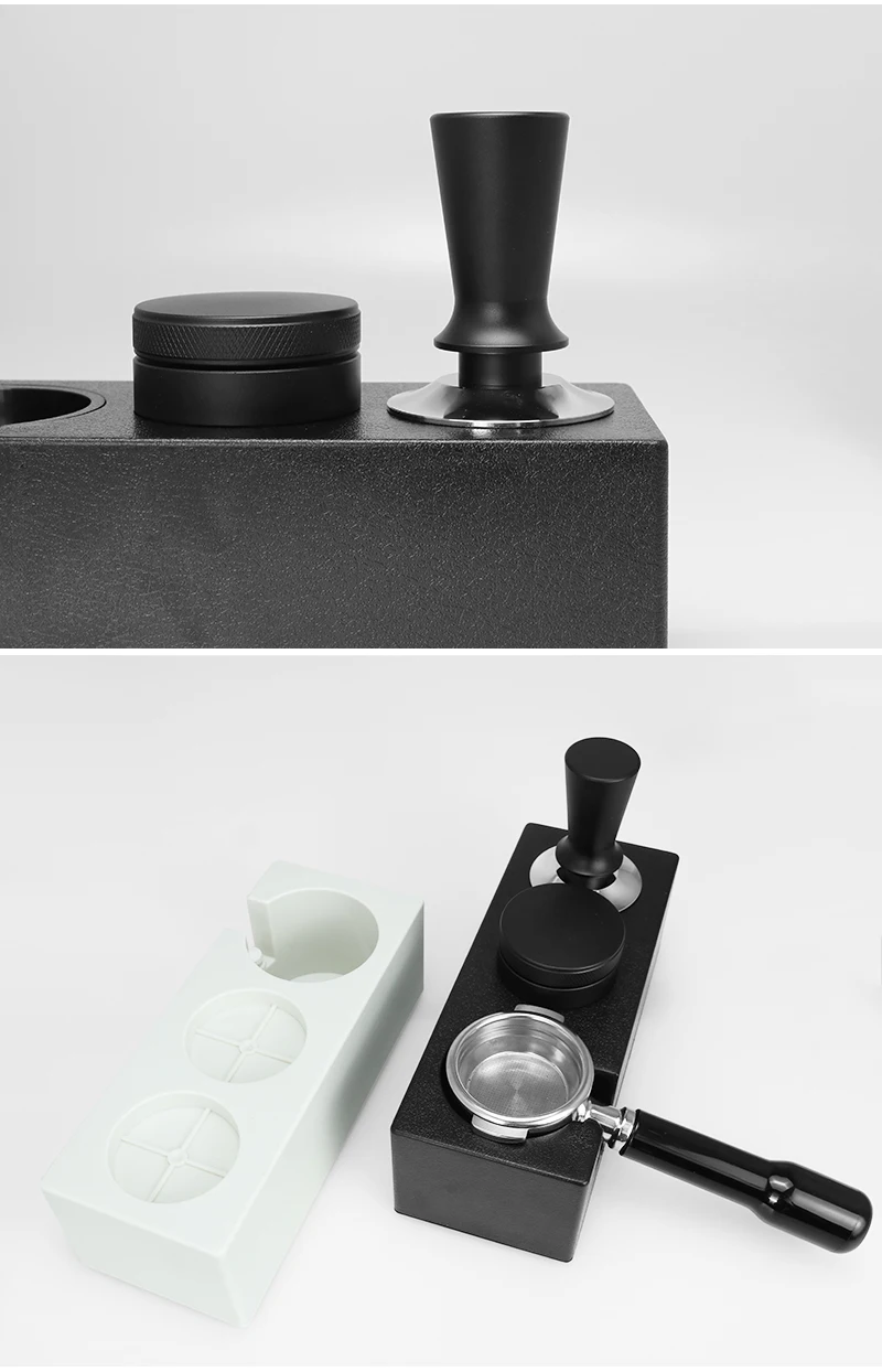 51 mm 53 mm 58 mm Espresso-Stampfer, konstanter Druck, 30 Pfund, mit kalibriertem, federbelastetem Edelstahl-Zubehör, Kaffee-Barista – Detail 11