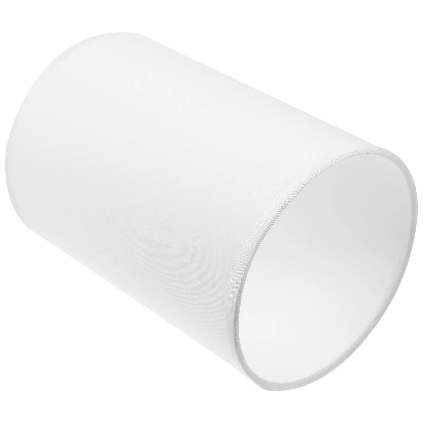 

Round Lampshade Cream Linen Drum Shade E27 Light Bulb Cover White Replacement Shades Bedroom Room Floor Lamp Cover Simple