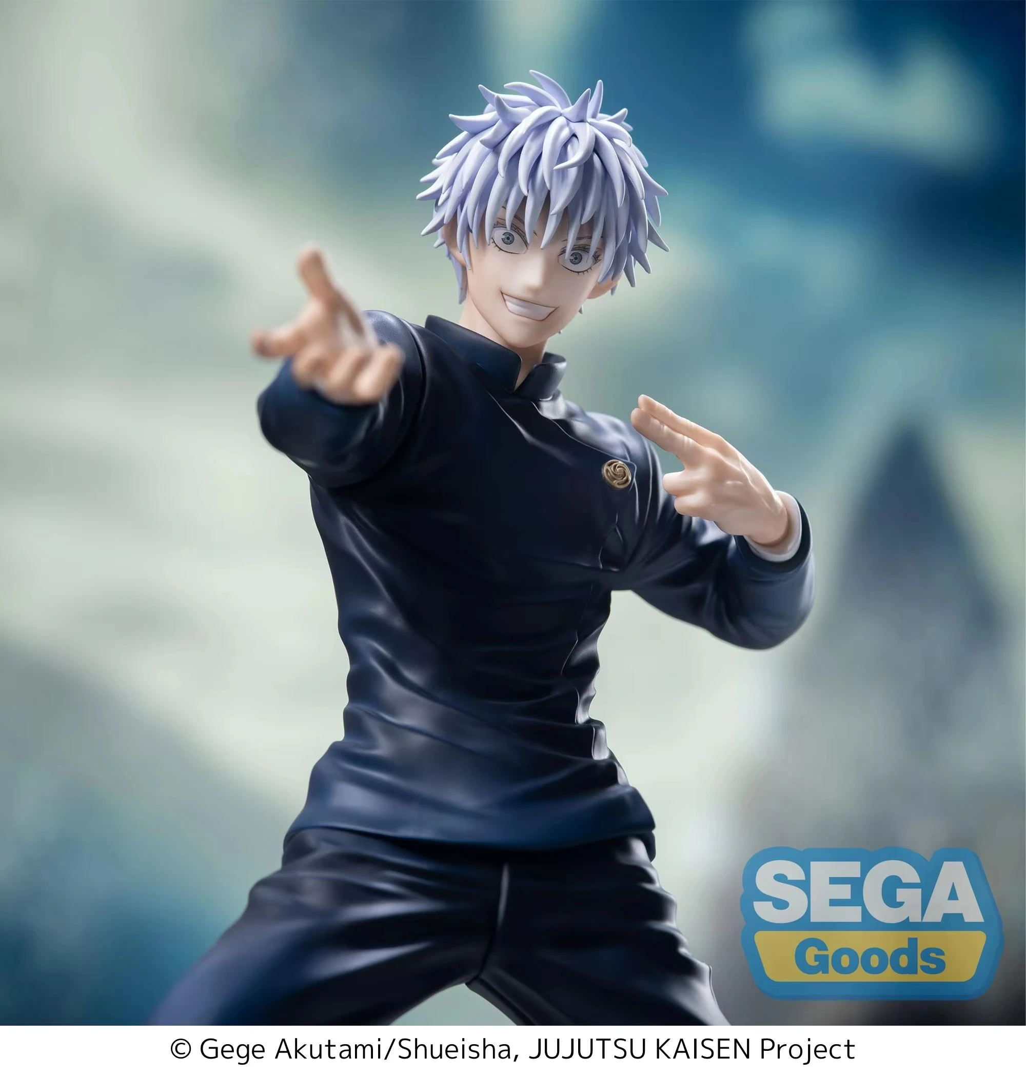 Figura de acción original de S.E.G.A. del anime Jujutsu Kaisen, personaje Gojo Satoru, modelo de juguete, adorno de garaje, estatua.