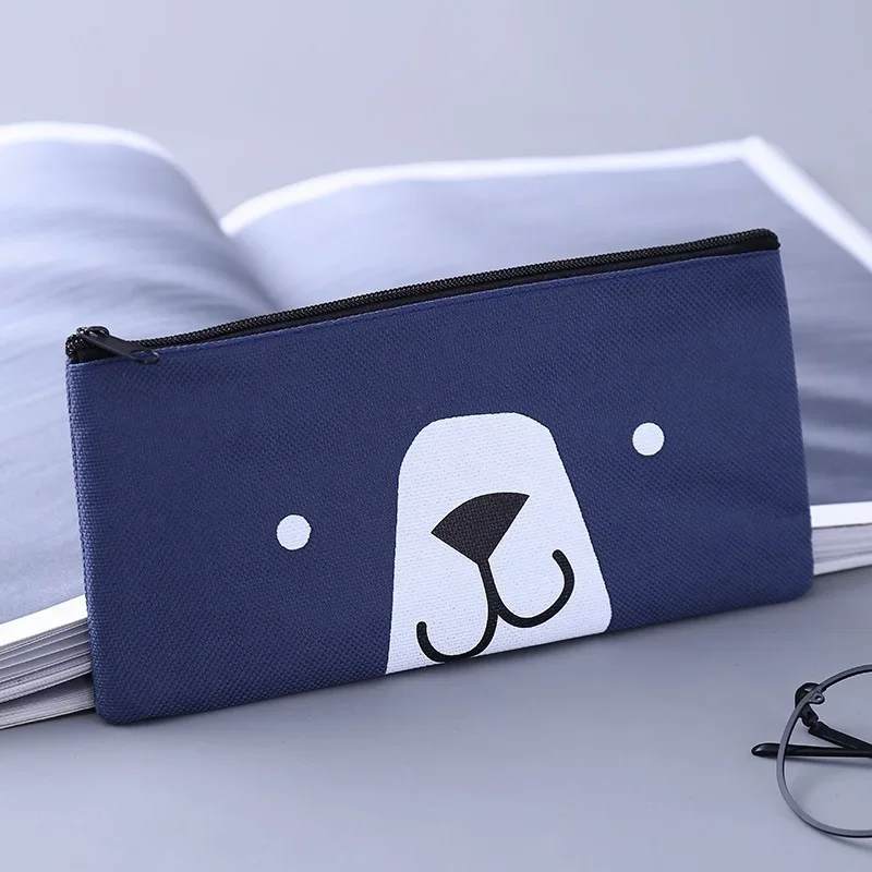 Imagem -05 - Estojo de Lápis de Lona Criativo Bolsas de Caneta dos Desenhos Animados Japonês Desktop Organization Lápis Pouch Papelaria Escolar e Escritório