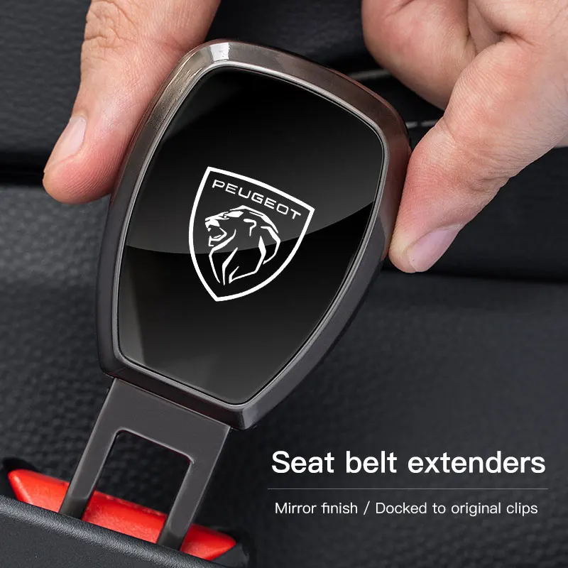 مقعد السيارة حزام كليب موسع حزام الأمان قفل مشبك التوصيل أداة السيارة الداخلية لبيجو جديد 208 3008 308 2008 207 107 508 607 106