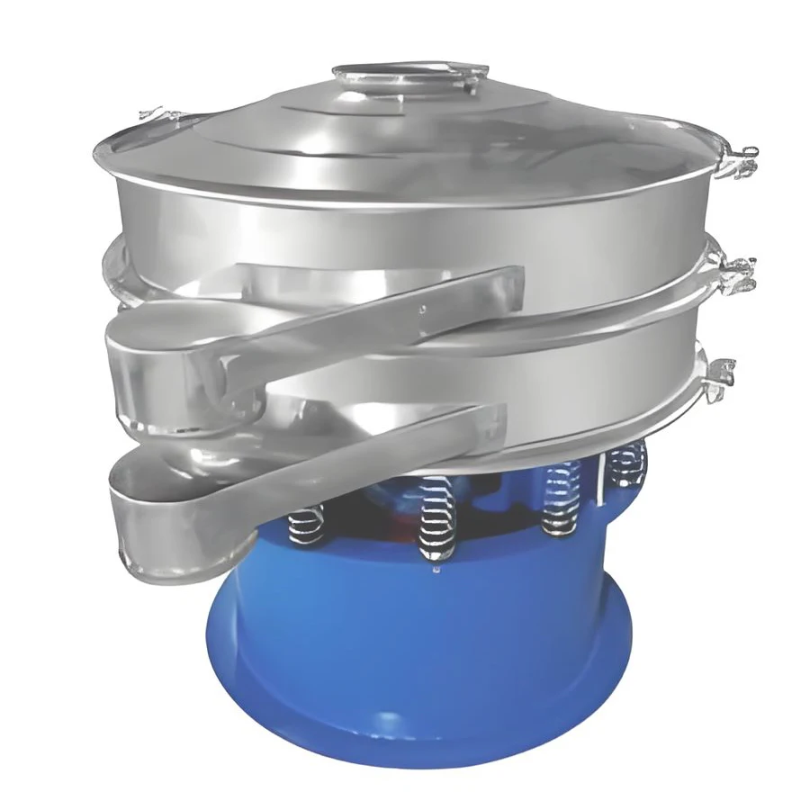 Rotary Vibrating Screen Food Grade Stainless Steel Grain Circular Vibration Sieve Separator Fine Screening Machine Motor High