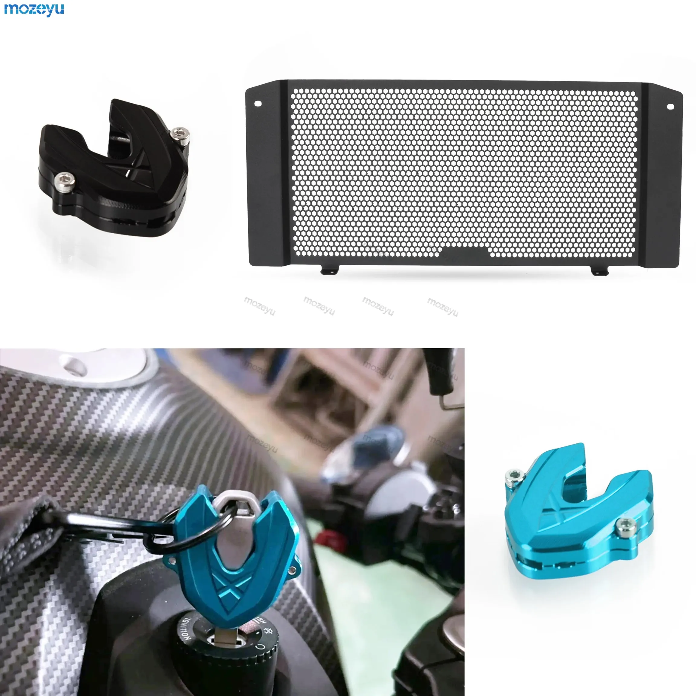 

FOR CFMOTO 1000MT-X 1000MTX 1000 MT-X IBEX1000E IBEX 1000E 2026-2027-2028 Radiator Guard Cover Protector Keychain Case Shell