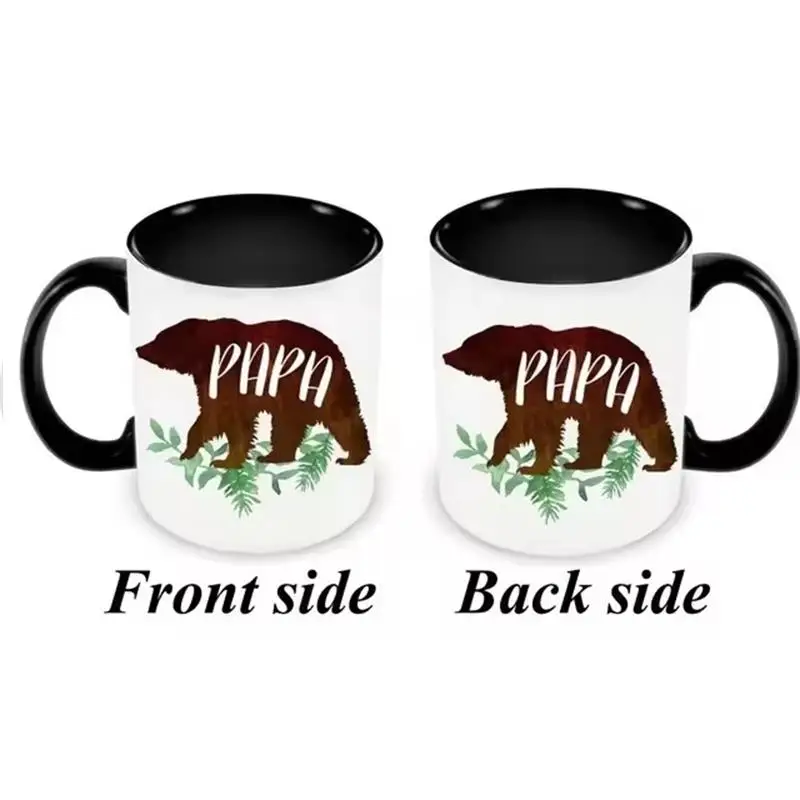 Papa Bear Mug for Children, Grandpa Mug, Grandparent Cups, Dad Mom Cup, Father Mother Gift, Kid Nana Mugen Daddy Mommy Mum Mugs