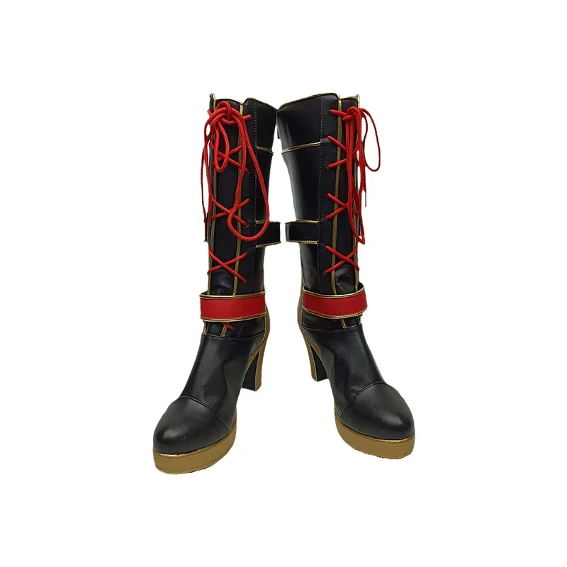 Anime Hololive Vtuber Kuzuha Sanya Cosplay Boots Shoes Halloween Aksesori Dibuat Sesuai Pesanan6;d'3,h'7.b;