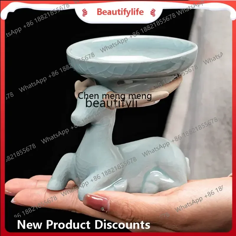 

scn8617 yj Олень керамический фильтр для чая с трещинами льда, набор фильтров для чая, креативная личность, чайный сервиз кунг-фу, аксессуары для чайной церемонии