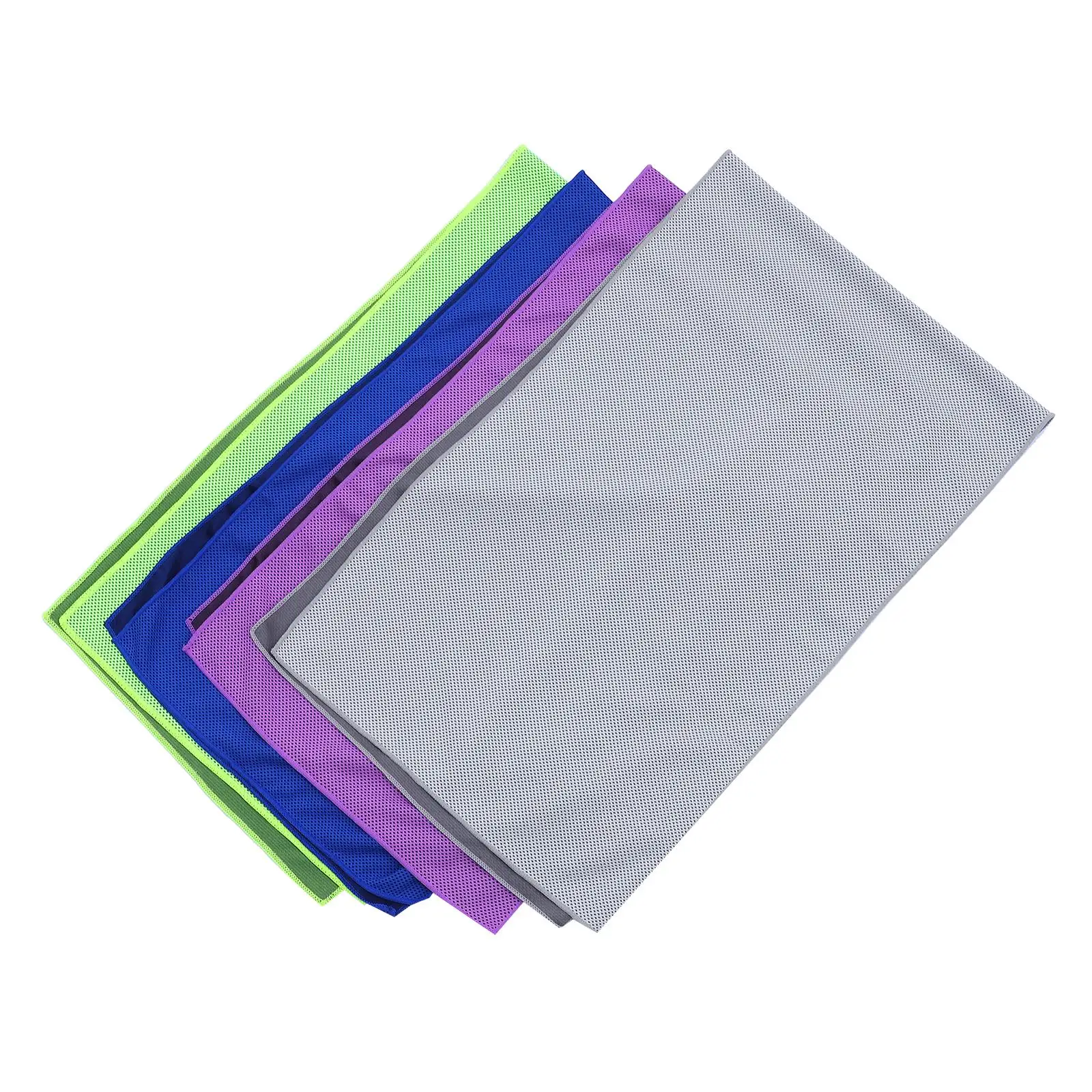 

4Pcs Cooling Towel Microfiber Quick-drying Sports Fitness Towels Sweat Cold Portable Lightweight Outdoor Golf Fishing Cycling