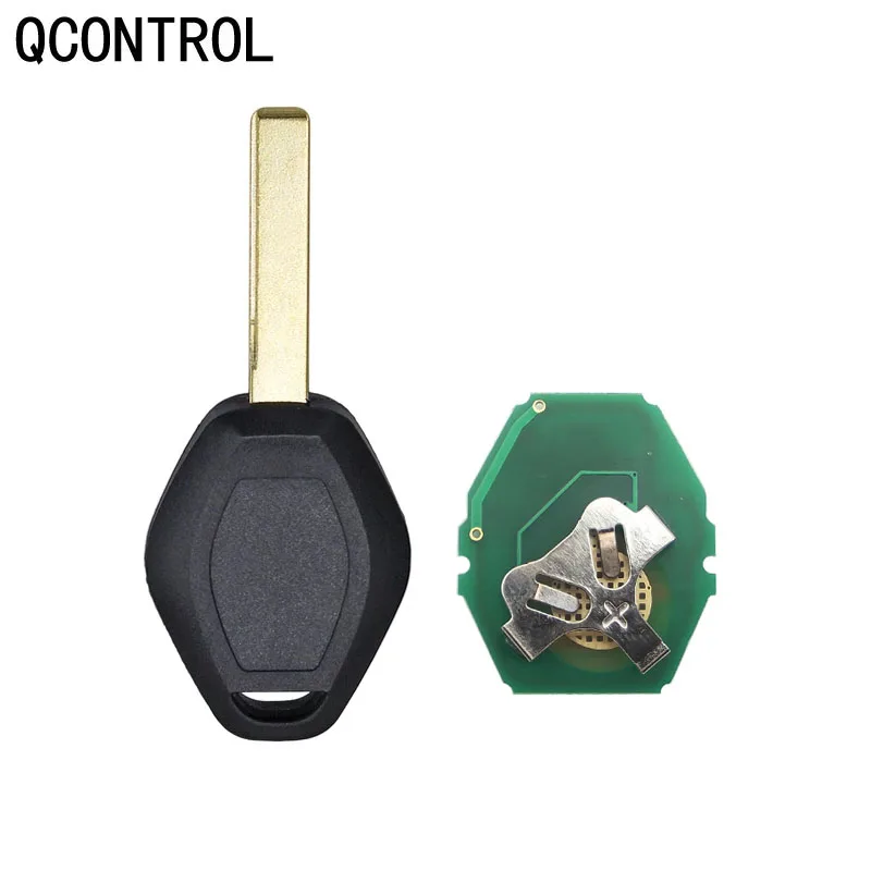 QCONTROL 315LP MHz ASK Remote Key fit for BMW 3/5 Series CAS2/CAS2 System ID46-7945 Chip HU92 Key Blade