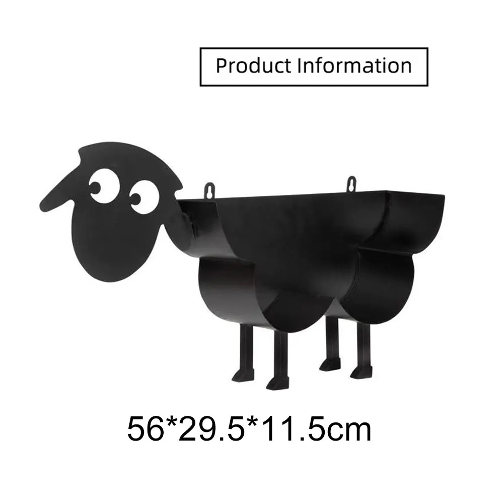Iron Dog Sheep Shape Roll Paper Holder Cute Animal Free Standing Toilet Paper Tissue Racks Home Bathroom Decoration