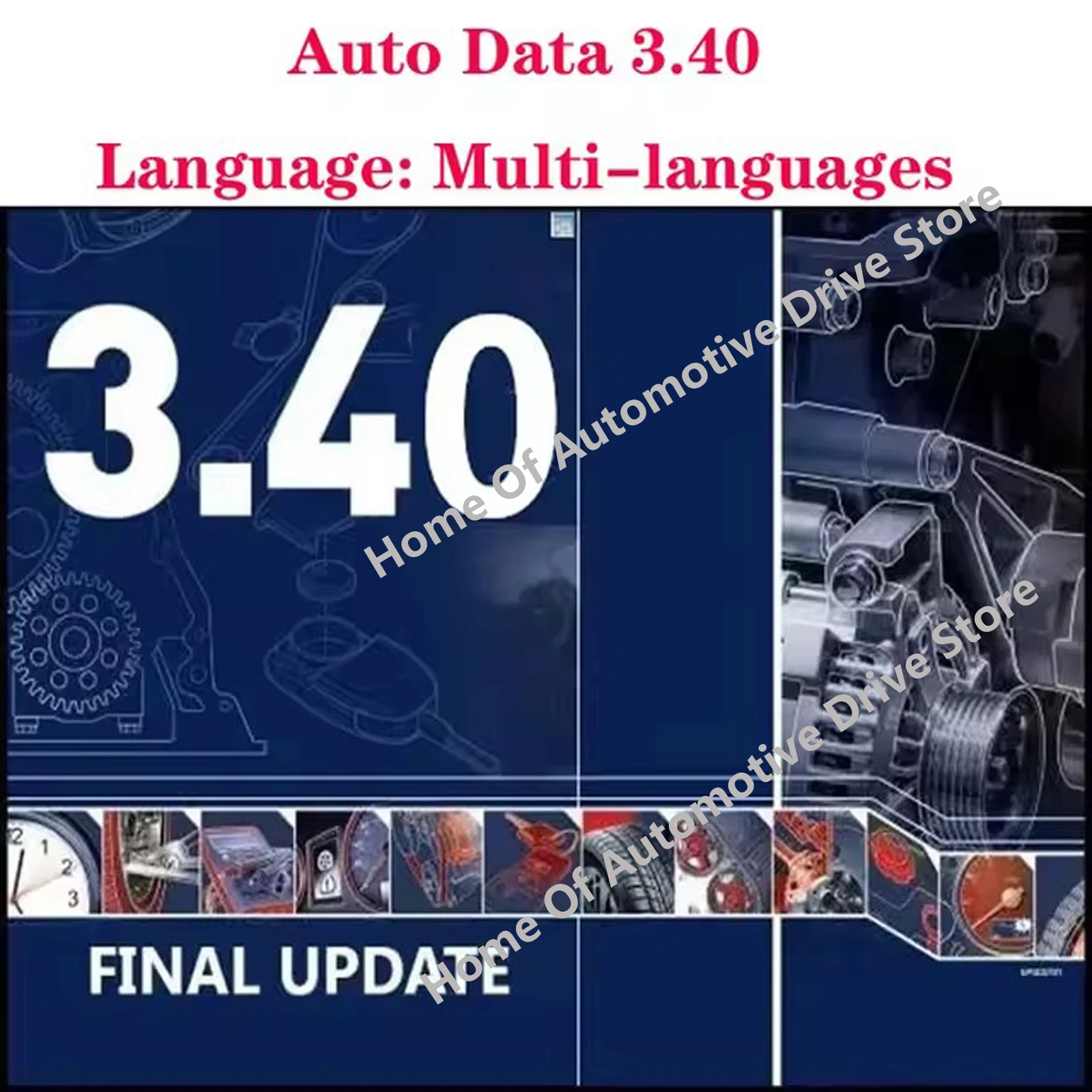 

2024 Auto Repair Software Auto data 3.40 Spanish Multi-languages Automotive Car Repair Tool Software support more Europe model