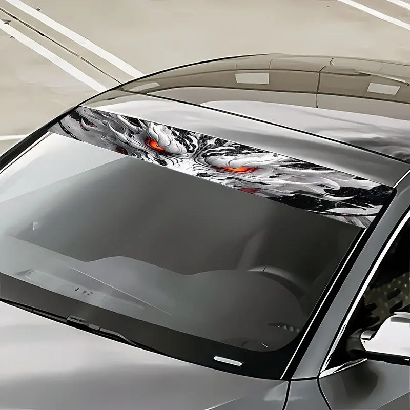 1Pc Fruit Pattern Car Windshield Sticker Self-Adhesive Removable Durable Weather-Resistant Vinyl Decal