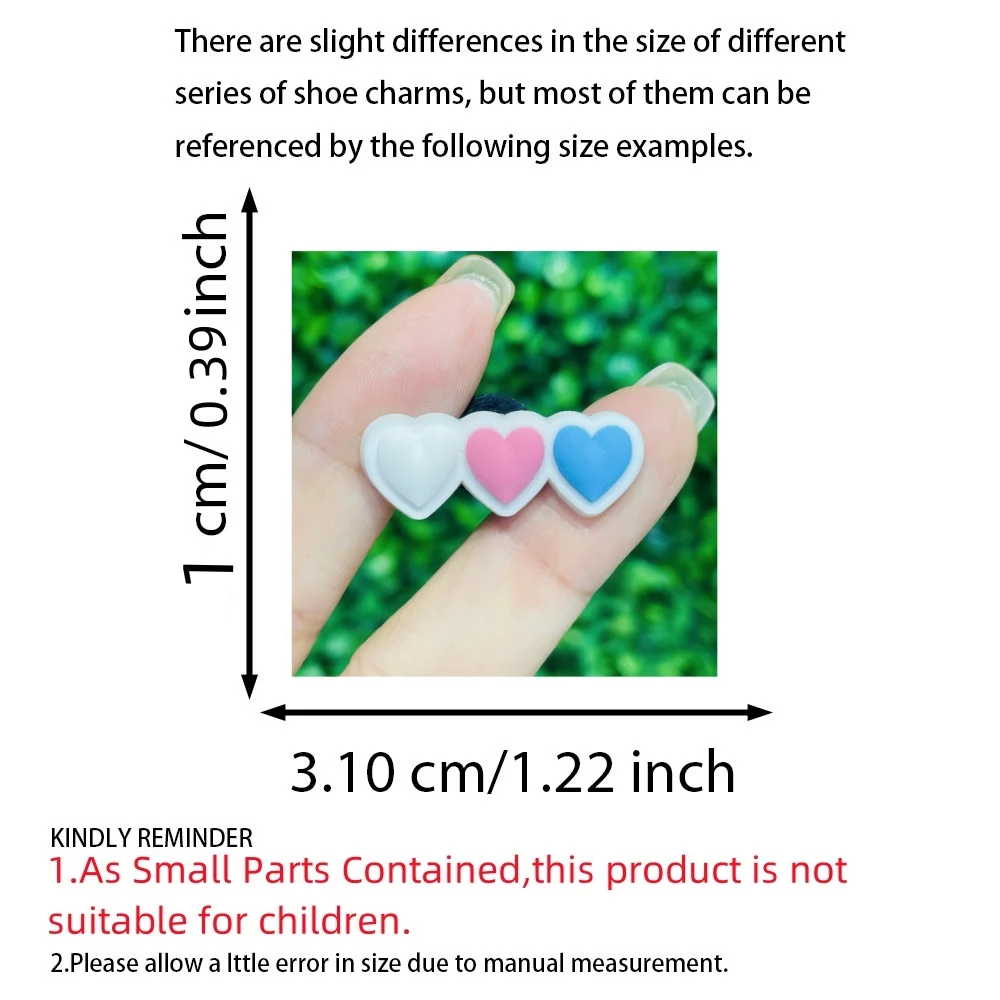 1-16PCS Heart Love Is Love Whale Pride Star Flower Trans Kids PVC Shoe Charms Sandals Shoes Decoration Fit Wristbands Xmas Gifts