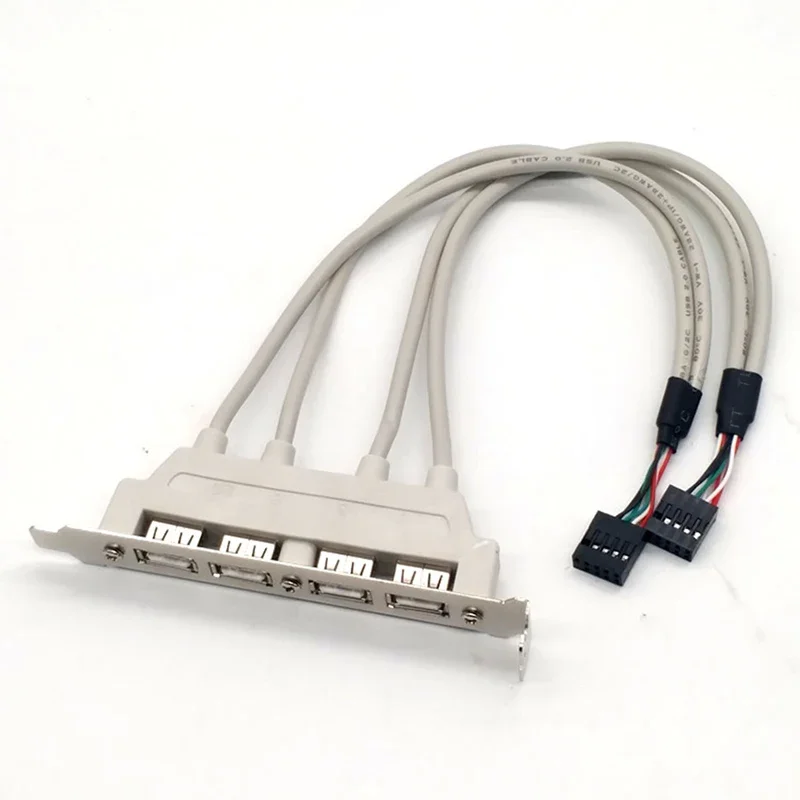 USB 2.0 Baffle Cable Hub 4 porte Usb Expand cavo deflettore adattatore Splitter per scheda madre del Computer