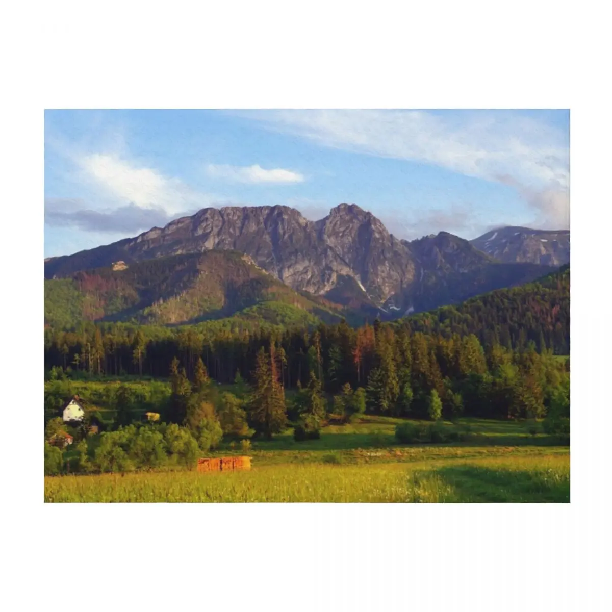 

Giewont Mountain, Poland Throw Blanket sofa bed Comforter anime Heavy Blankets