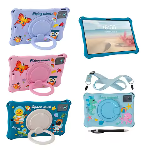 For Lenovo Idea Tab 11 inch Case tb336fu M11 Cartoon Rotating Soft Silicone Case For Lenovo Xiaoxin Pad 11 2025 24 Tablet Cover