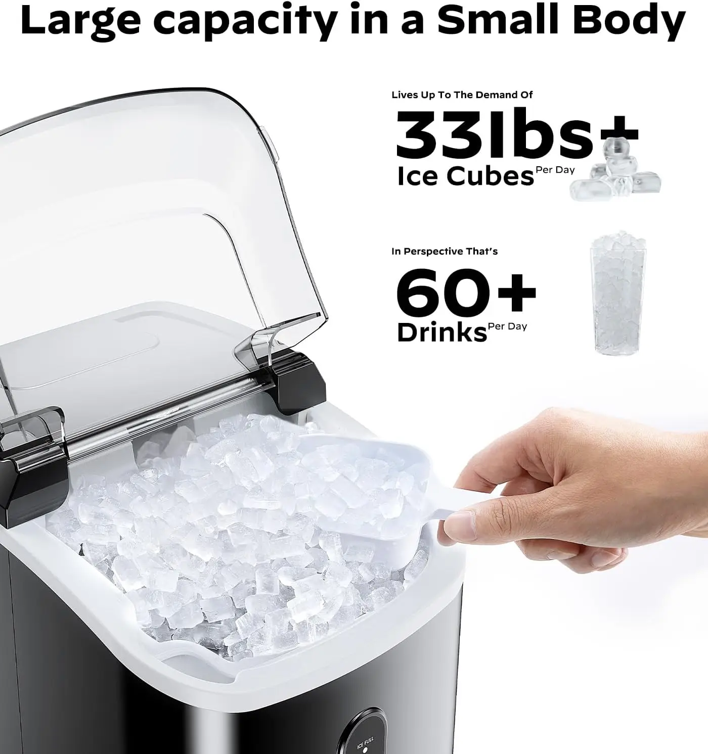 Countertop Nugget Ice Maker 3