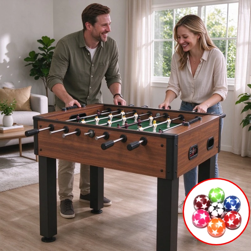 1Pc 32mm Eco-friendly Star Table Football Ball Replacement Soccer Ball Standard Size for Foosball Tabletop Game Accessory