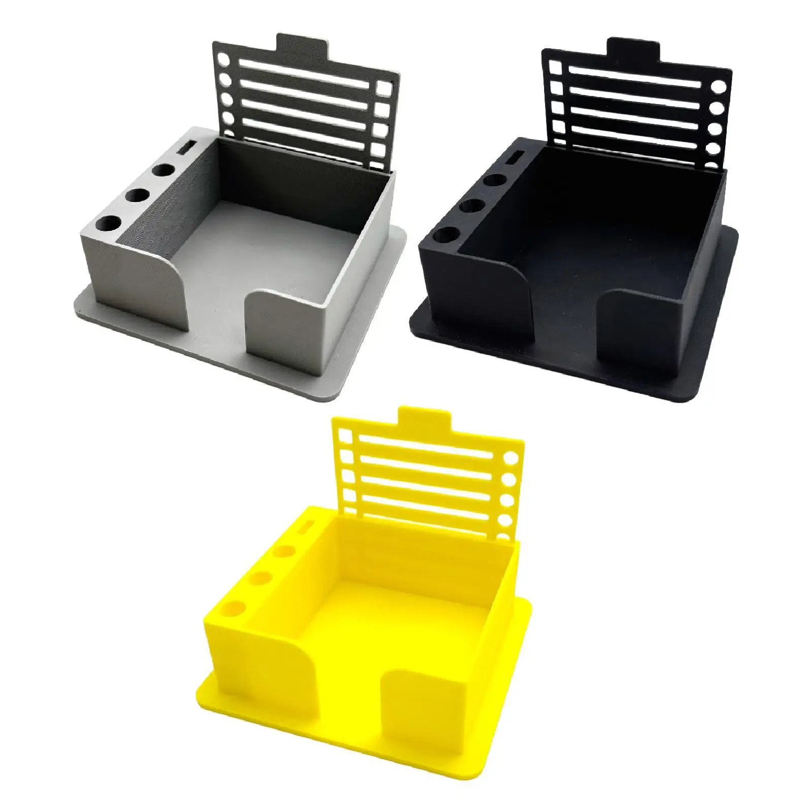 Sticky Note Holder Compact Note Pad Holder Reusable Memo Pad Organizer Sticky Note Stencil for Home Office Supplies Workers Desk