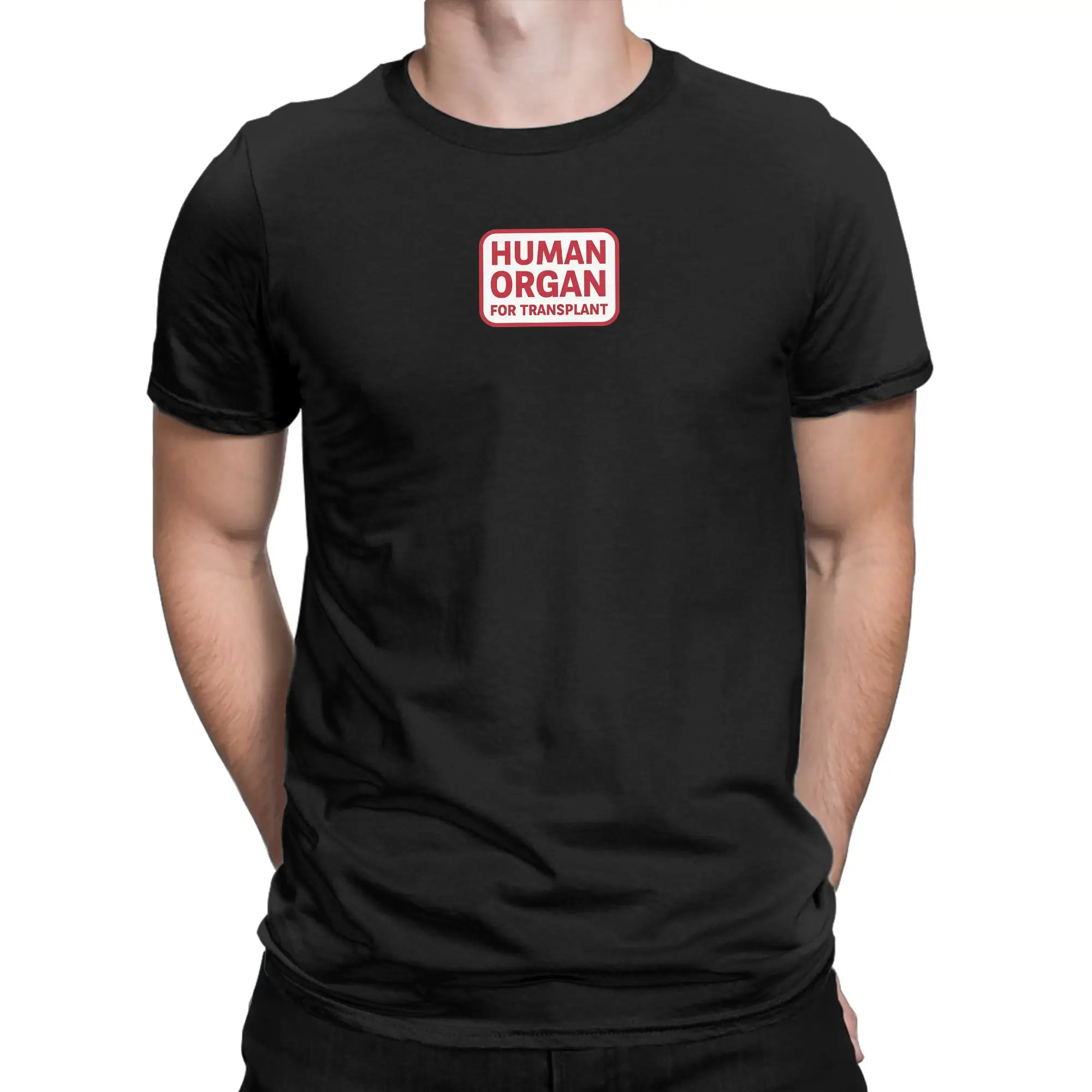 Men Women's T Shirt Red Human Organ for Transplant  T-Shirts Fashion  Summer Tees Y2K Basic Casual 100 Cotton Tops Gift