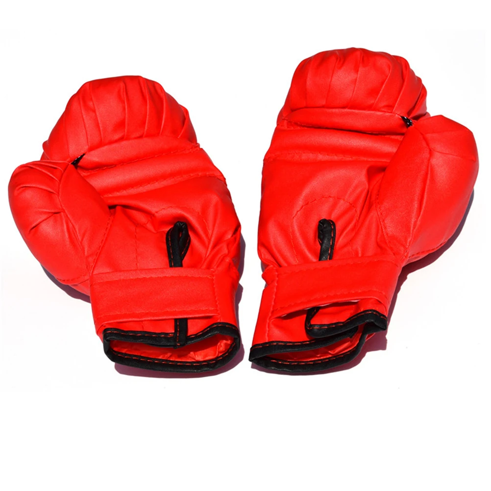 

Gloves Pu Sparring Hand Pads For Kickboxing Karate Thai Wrestling Boxing Training Gloves Training Fitness Red