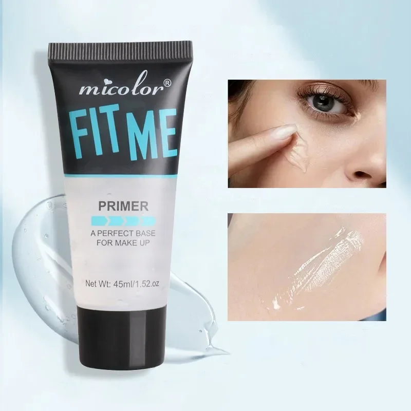 Transparent Jelly Primer Makeup Base Color Rendering Long Lasting Makeup Holding Pre Makeup Base Cream & Makeup Setting Spray
