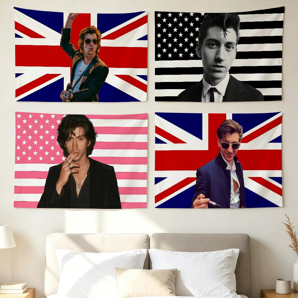 Singer A-Alex Turner Flag Wall Decorations Home Decor Suitable For Living Rooms Bedrooms Dormitories Parties And Holidays