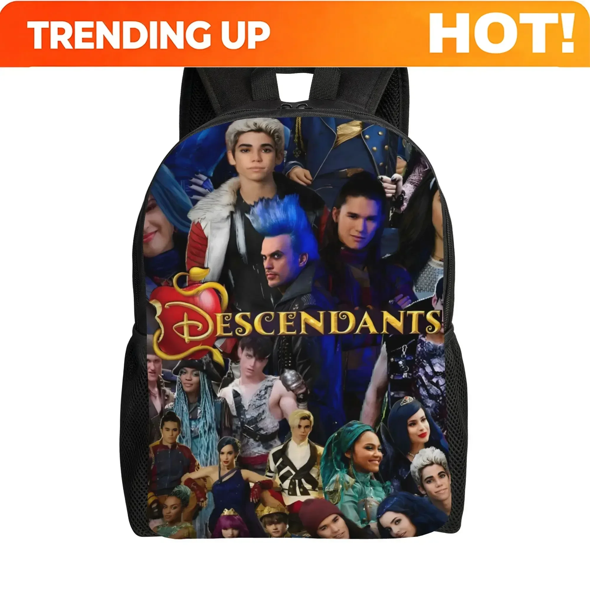 Custom Bag Descendants Simple And Streamlined Single-Layer Backpack An Easygoing Companion For School, Daily Walks, Or Light Tra