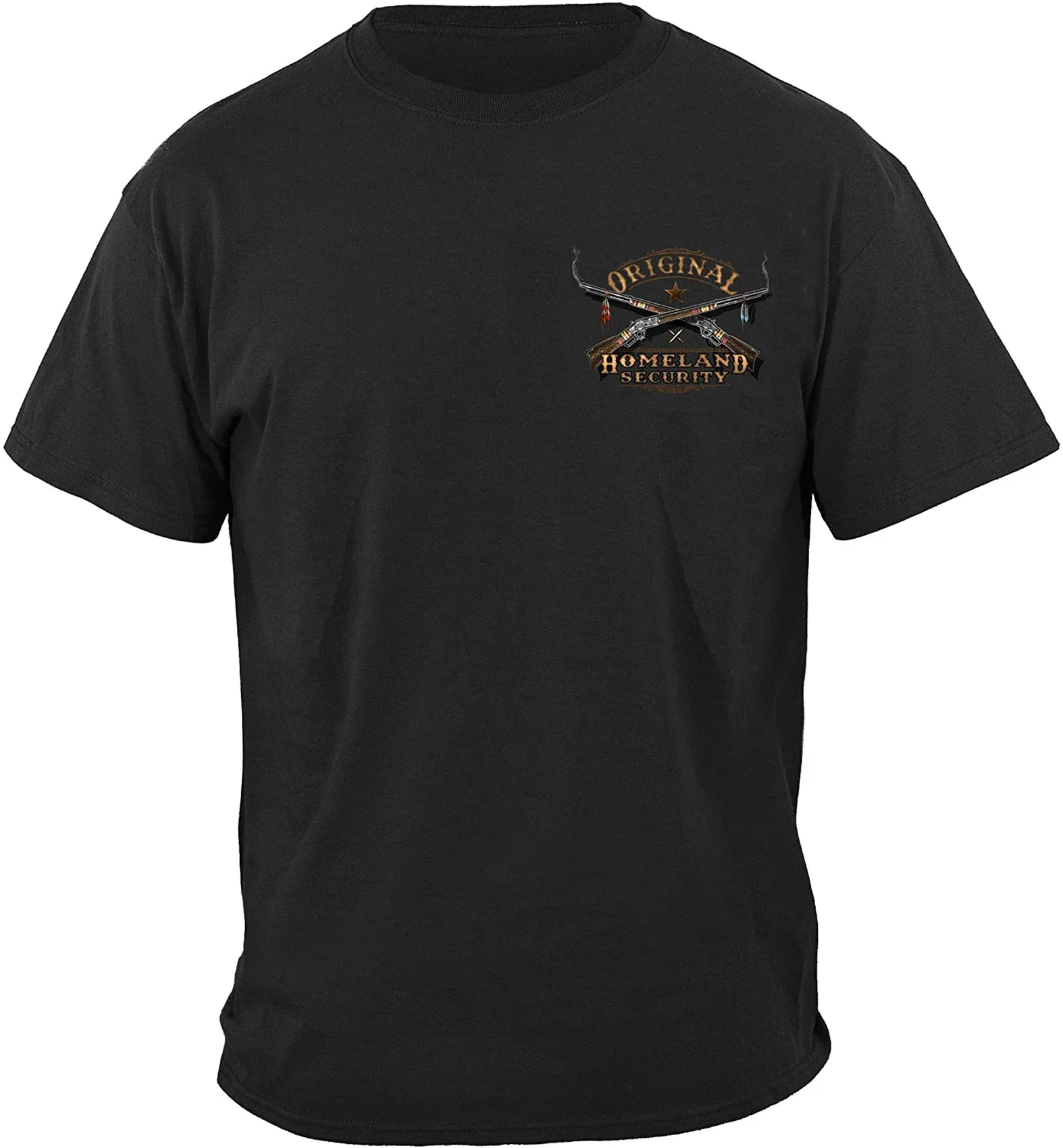 Original Homeland Security 2nd Amendment T-Shirt 100% Cotton O-Neck Summer Short Sleeve Casual Mens T-shirt Size S-3XL