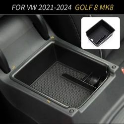 For Volkswagen VW Golf 8 MK8 R 2021 2022 2023 2024 Center console Armrest Box Storage Box Car Inner Door Box Trim Interior Tools