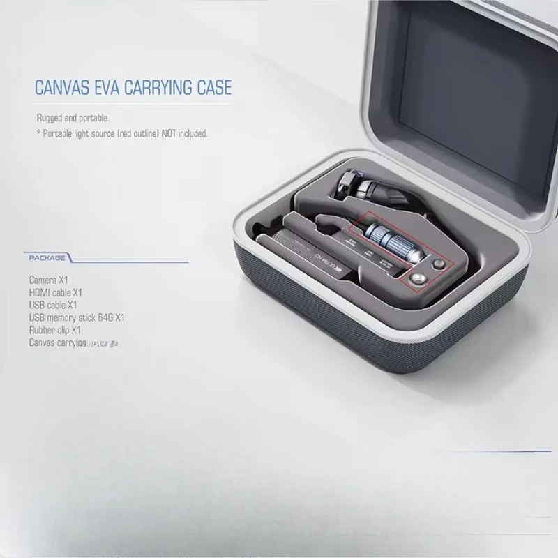 Handheld ultra-high definition 4K endoscopic  for veterinary and medical use with digital zoom