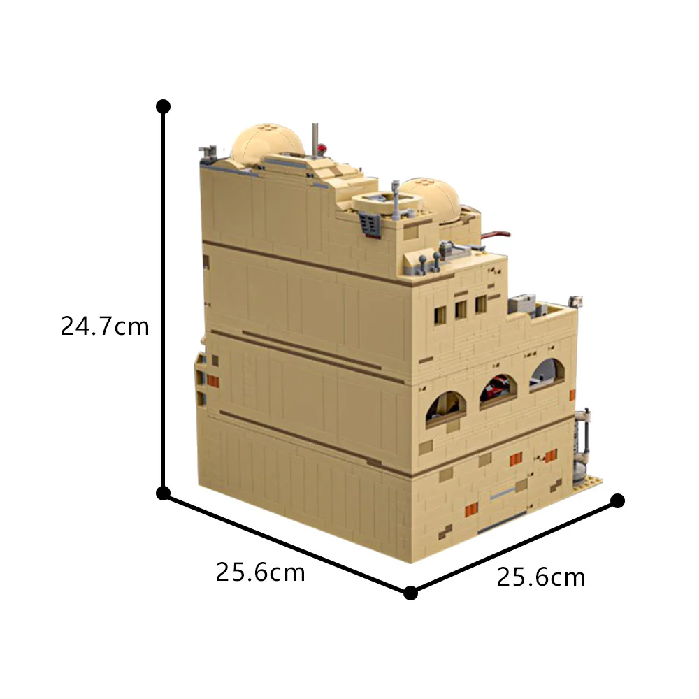 2497 Stuks MOC-183202 Modulaire Mos Eisley Cantina Bouwstenen Middeleeuwse Architectuur Model Baksteen Diy Creatief Speelgoed Kid Cadeau