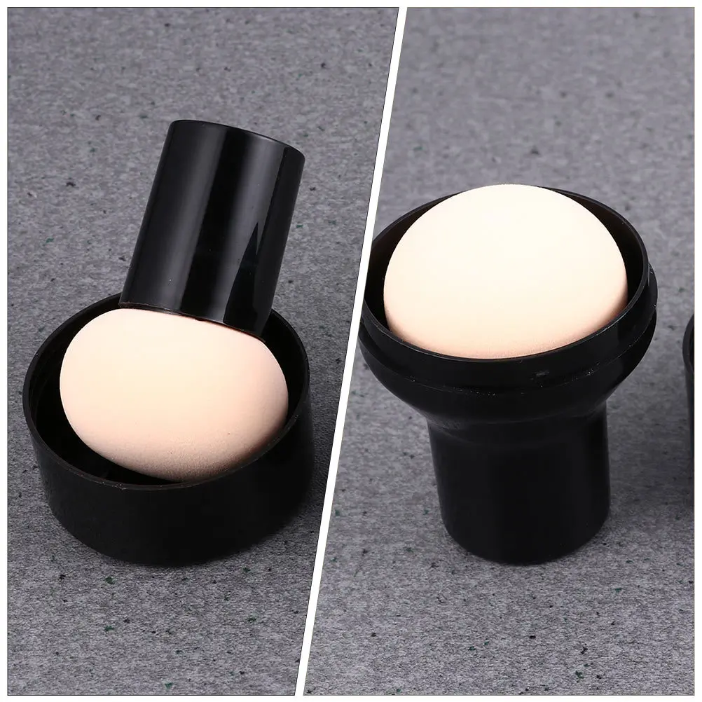 6 uds cabeza de seta maquillaje Puff polvo cepillo aplicador suave para uso seco húmedo base crema corrector colorete belleza
