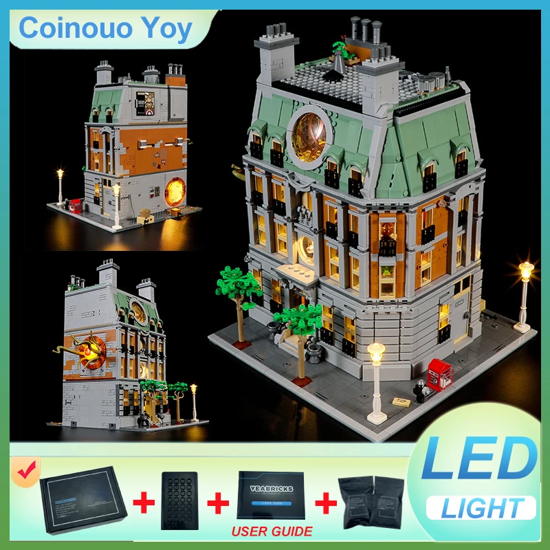 

ЛЕГКА для LEGO 76218, игрушка «Доктор Стрэндж Sanctum Block», «сделай сам» (модель без блоков, только светодиодный светильник), набор светильников, подарок для ребенка