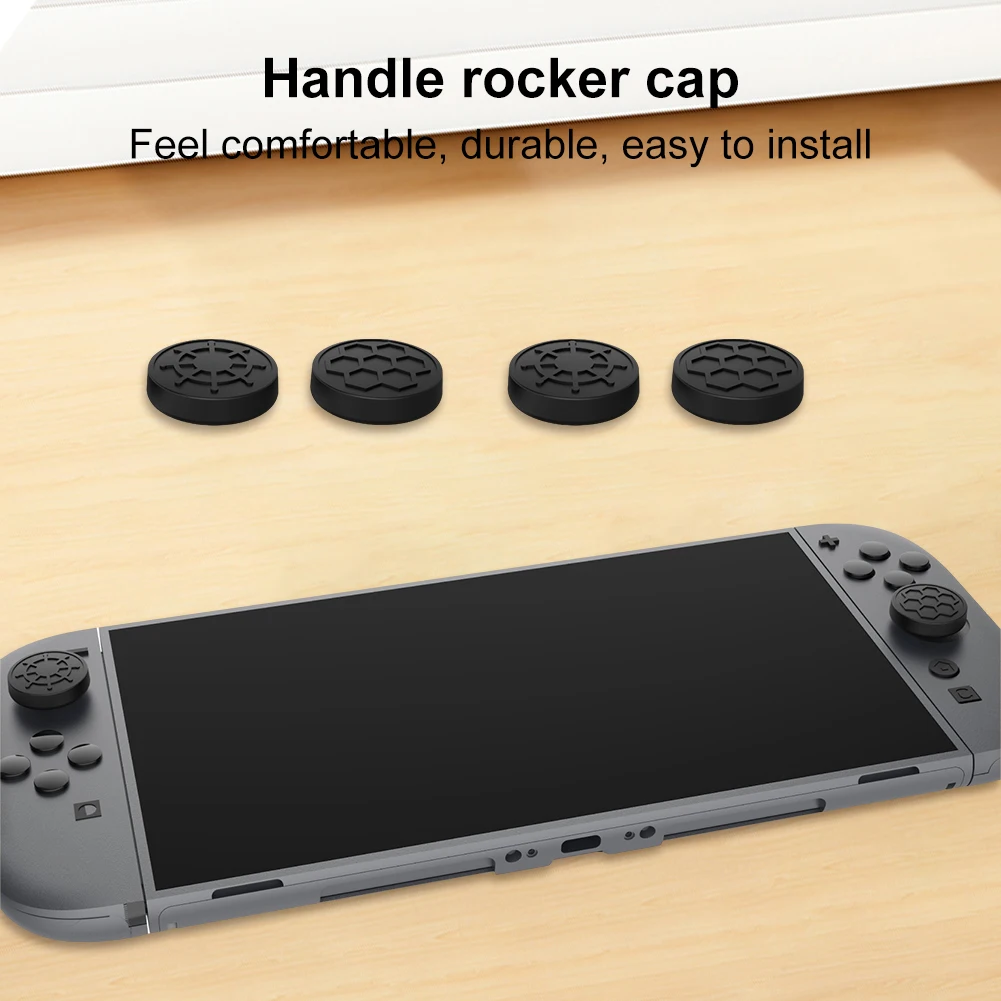 Protective Accessories Set for Nintendo for Switch 2 Console Accessoris Set Silicone Thumb Cap Grips Left Right Handle Stickers