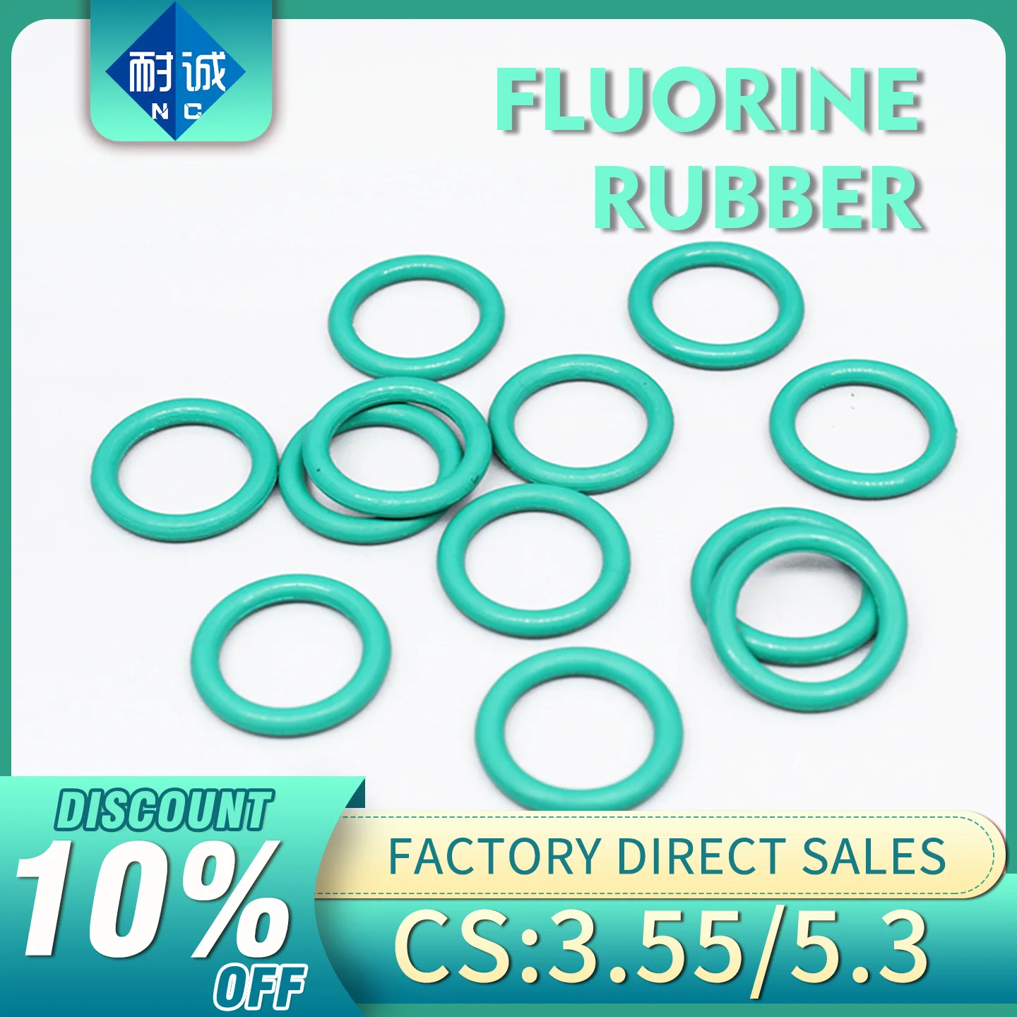 Green Fkm O-Ring Cs…