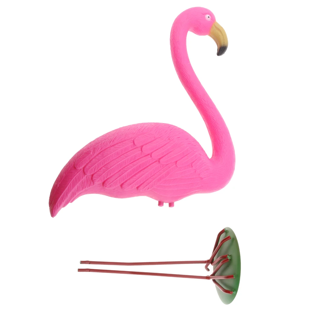 Realistic flamingo figures ornament lawn statues sculptures for