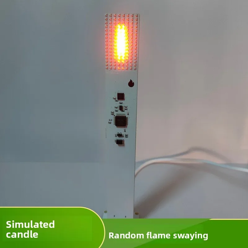 DIY Electronic Candle Flame Simulation Decorative Art Ambient Night Light
