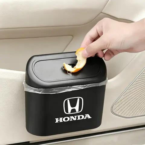 Hanging Rubbish Bin Storage Box for Honda Accord Civic Vezel Vision CRV CRZ Stream Crosstour FIT Odyssey City Jade Car Trash Can