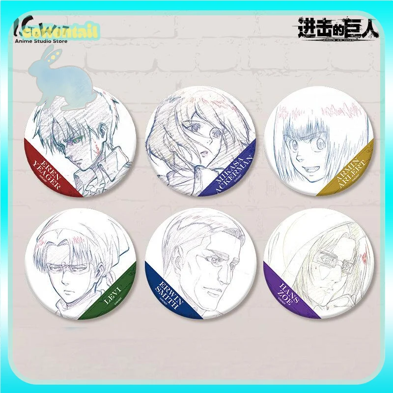 

Original Ace Attorney Miles Edgeworth Tinplate Badge Blind Box Franziska von Karma Peripheral Ornament Acg Goods Collect Toys