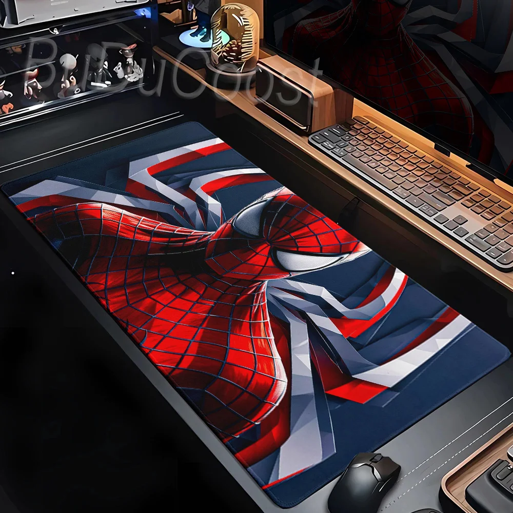 Computer HD Anime XXL Keyboard Pads Spider-Man Mousepad PC Gaming Playmat PC Gaming Office Home Accessories Tablemat Rubber Rug