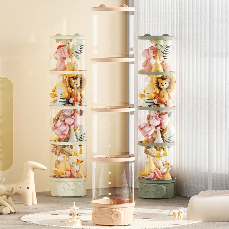 Stackable Toy Organizer, Doll Storage Tube, Suitable for Home and Bedroom Storage, Holiday Decoration