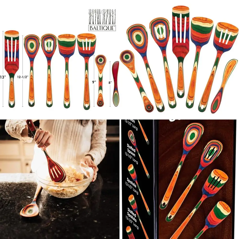 

7-Piece Nonstick-Safe Marrakesh Cooking Utensil Set by Baltique
