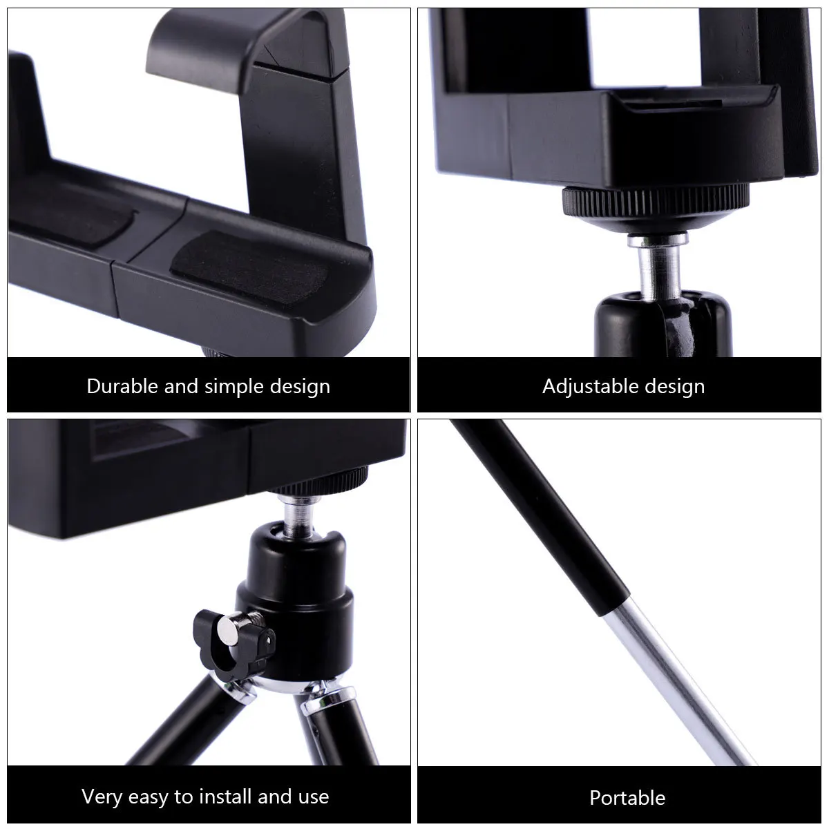 

Mini Camera Small Tripod Phone Tripod Holder Broadcast Stand for Mobile Live Streaming Camera Use Mobile Broadcast Stand